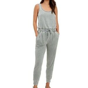 Splendid Costa Mesa Scoop Neck Sleeveless Drawstring Jumpsuit Size Large